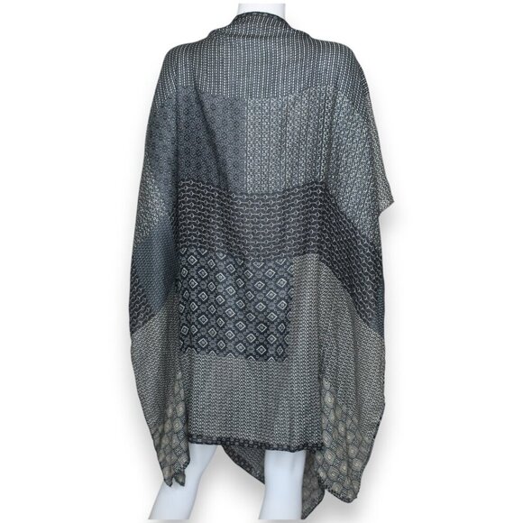 Free People Boho Duster Swim Cover-Up Wrap Lightweight Tassels Women's Size 0S - Picture 2 of 3